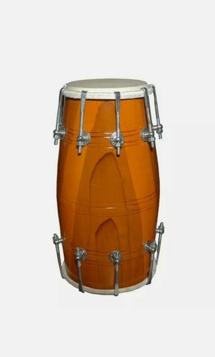 Dholki drum brown - brown, for