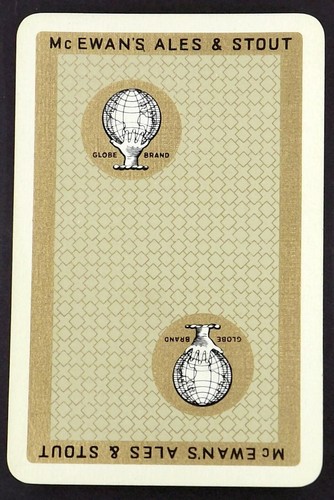 Playing card single - , beer