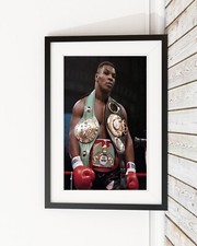 mike tyson belts stance Poster