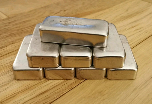 200g pewter ingot - (95%, tin