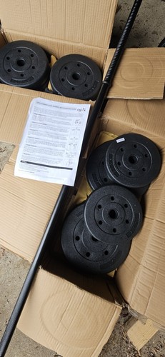 Set weights and bar - set, gym