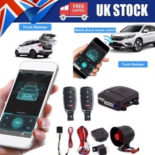 Car Security Alarm System Remote Keyless Central Locking Shock Sensor Kits New