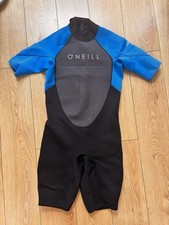 O'Neill Reactor II 2mm Shorty Wetsuit Black/Blue Men’s Size XL