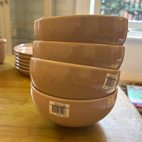 Denby rose ceramic - rose, set
