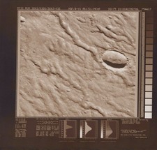 Viking 1 Mars crater channel