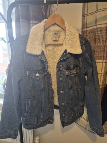 Ladies denim sherpa - denim, co.
