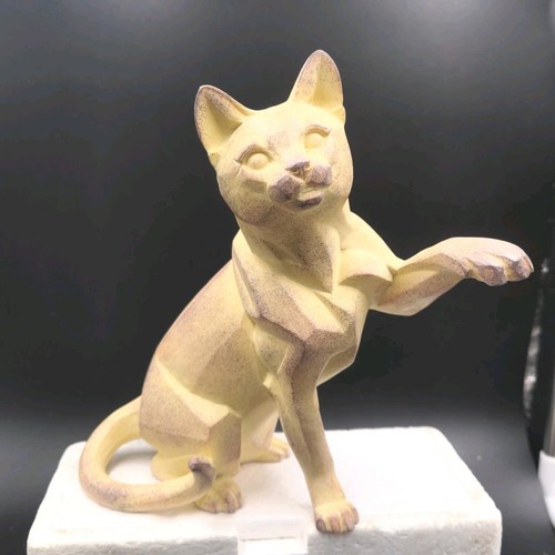 Border fine arts cubist kitty - fine,