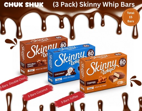 Skinny whip snack bars variety - skinny,