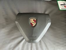 Genuine Porsche grey steering wheel SRS  air bag. 911 997 987 Boxster etc.