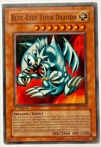 Blue eyes toon - yu-gi-oh,