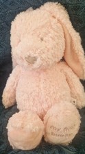 Mothercare My First Bunny Soft Toy 33cm Pink rabbit Ears Feet Beanie