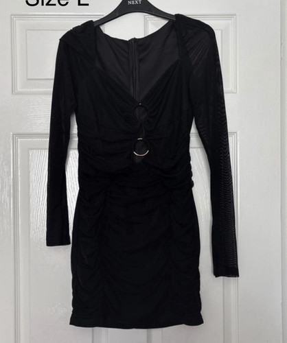 Next black ruched - ruched, bodycon