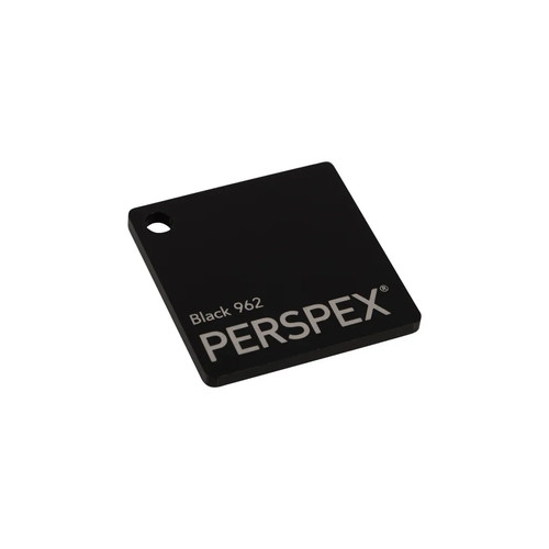 Black acrylic perspex - black,