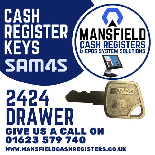 Sam4s 2424 drawer key - 2424,