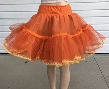 Vintage Orange Full Crinoline