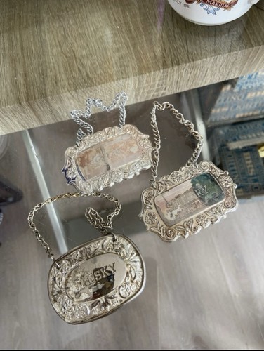 Vintage silver plated decanter - plated,