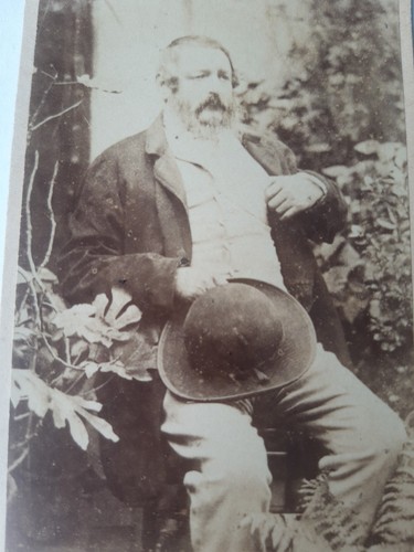 Cdv dapper man - man, hat