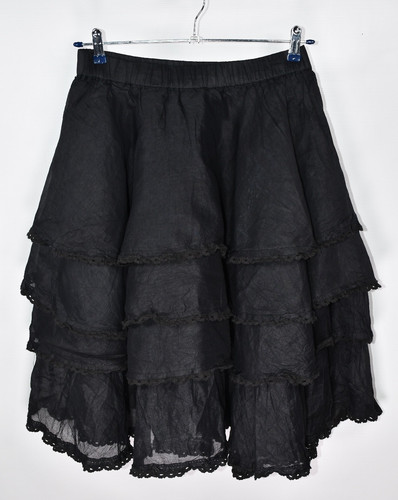 Ewa walla ruffle black skirt - i,