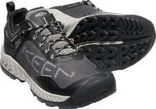 Keen Mens Nxis Evo Waterproof Shoes Magnet/ Vapor Hiking Shoes Size UK 8