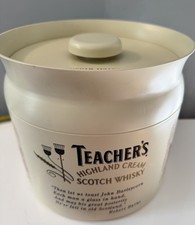 Teachers Highland Cream Scotch Whisky Ice Bucket Vintage