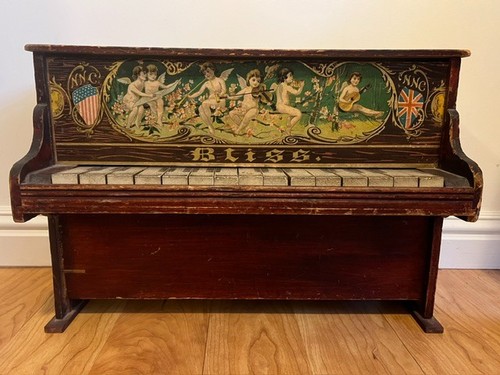 Antique bliss toy piano c1900 - toy,