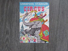 1956 Liverpool Stadium Circus Original Genuine Souvenir Programme