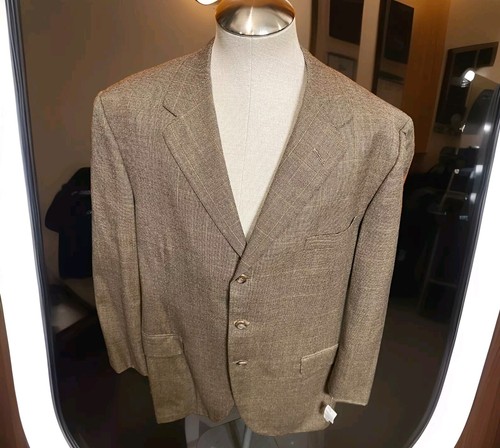 Oxxford brown blazer mens size - blazer,