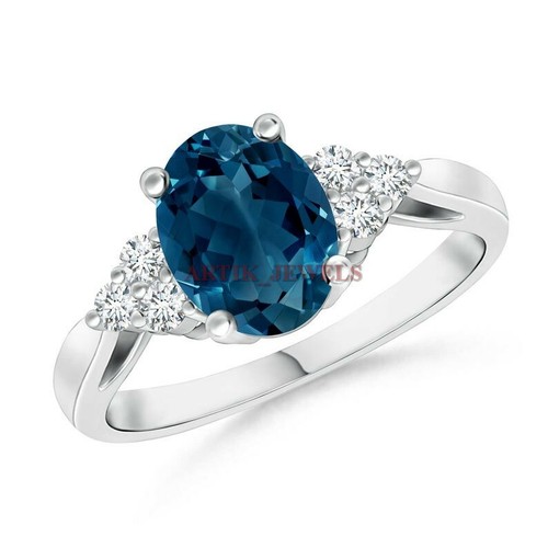 Natural london blue topaz - natural,
