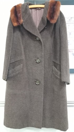 Vintage 40s 50s wool fur - vintage,