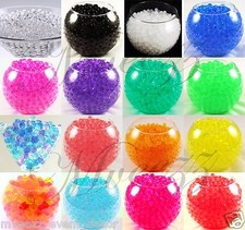 2 x 500 WATER BEADS EXPANDING CRYSTAL BIO GEL BALL WEDDING VASE FILLER PARTY