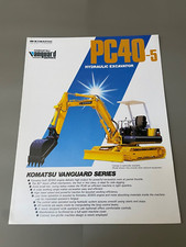 Komatsu PC40-5 Crawler Excavator Brochure