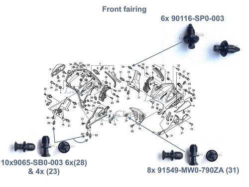 32x honda st1300 2003 - 32x, 2003-2011