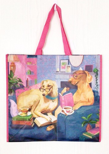 Reusable shopping bag dogs xl - dogs,