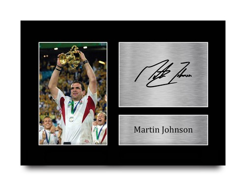 Martin johnson signed england - johnson,