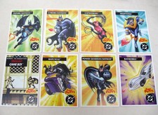 1994 set of 8 cards Legends of Batman Sugar Puffs Nintendo Game Boy series - DC