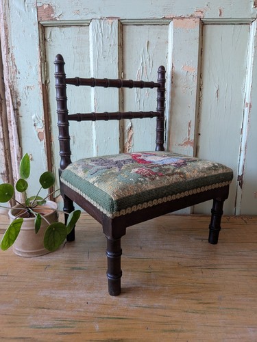 Antique bobbin faux bamboo - antique,