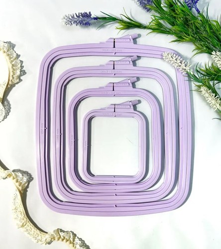 Purple embroidery hoops - purple,