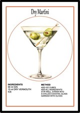 DRY MARTINI COCKTAIL Print