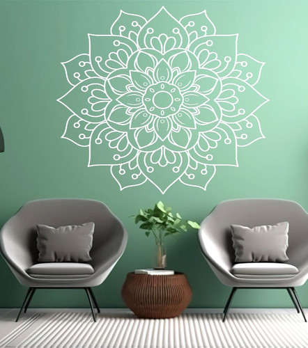 Mandala wall sticker bedroom - wall,