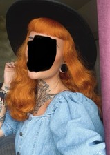 Ginger Wig, Pin Up Style With