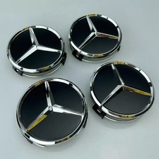 4 x Mercedes Benz 75mm Alloy