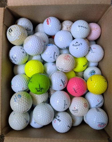 100 assorted brand golf - brand, balls