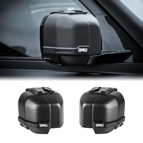 Carbon fiber mirror caps - 2x,