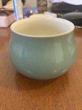 VINTAGE DENBY GREEN OPEN SUGAR BOWL