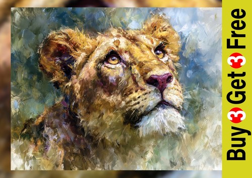 Golden gaze print on - print,