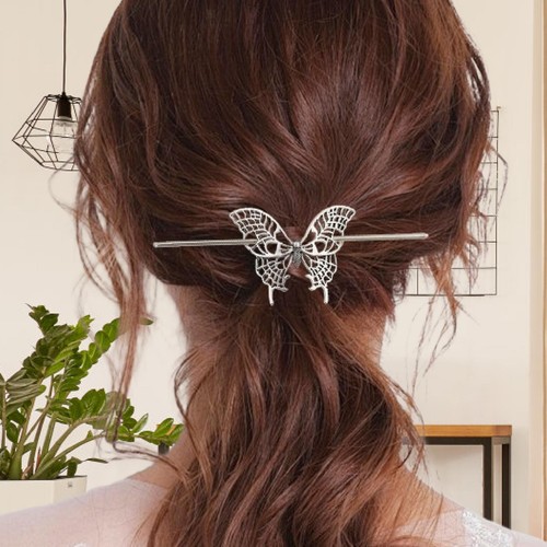 Hollow butterfly hairpin - hollow,