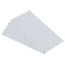 5pcs Galvanized Steel Sheet, 10x5cm Metal Sheet Plate Panels 0.5mm Thick