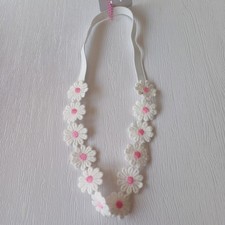 Daisy Embroidered Elastic