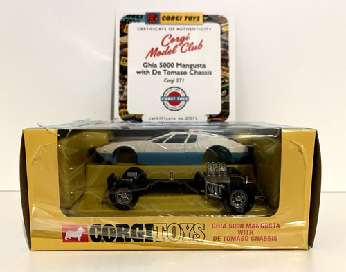 Corgi model club 271 ghia - ghia, 5000