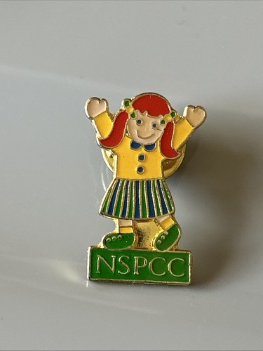 Vintage nspcc girl - girl, pin